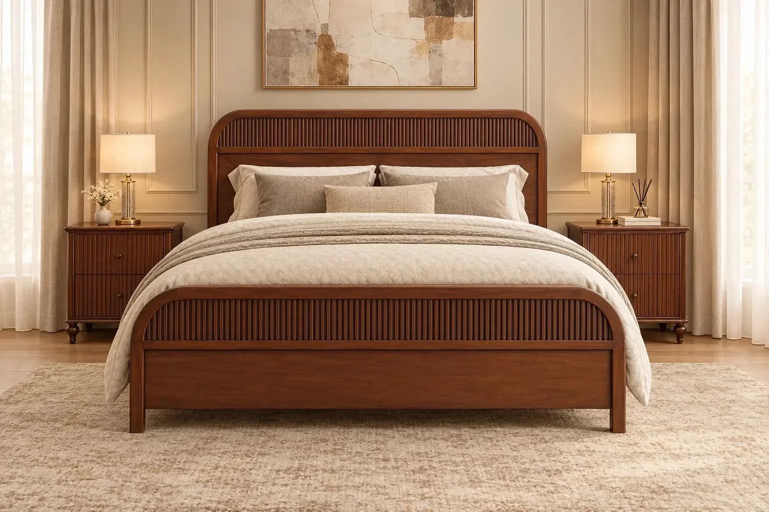 luxury king bed